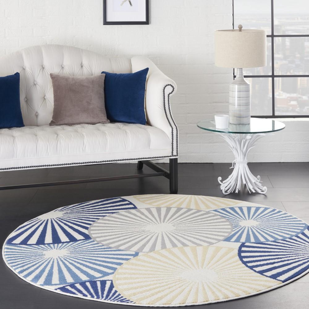 Nourison - Grafix 53in x Round Area Rug - GRF20-99446729842 veiw 2