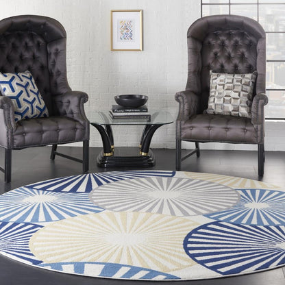 Nourison - Grafix 8 x Round Area Rug - GRF20-99446729712 veiw 2