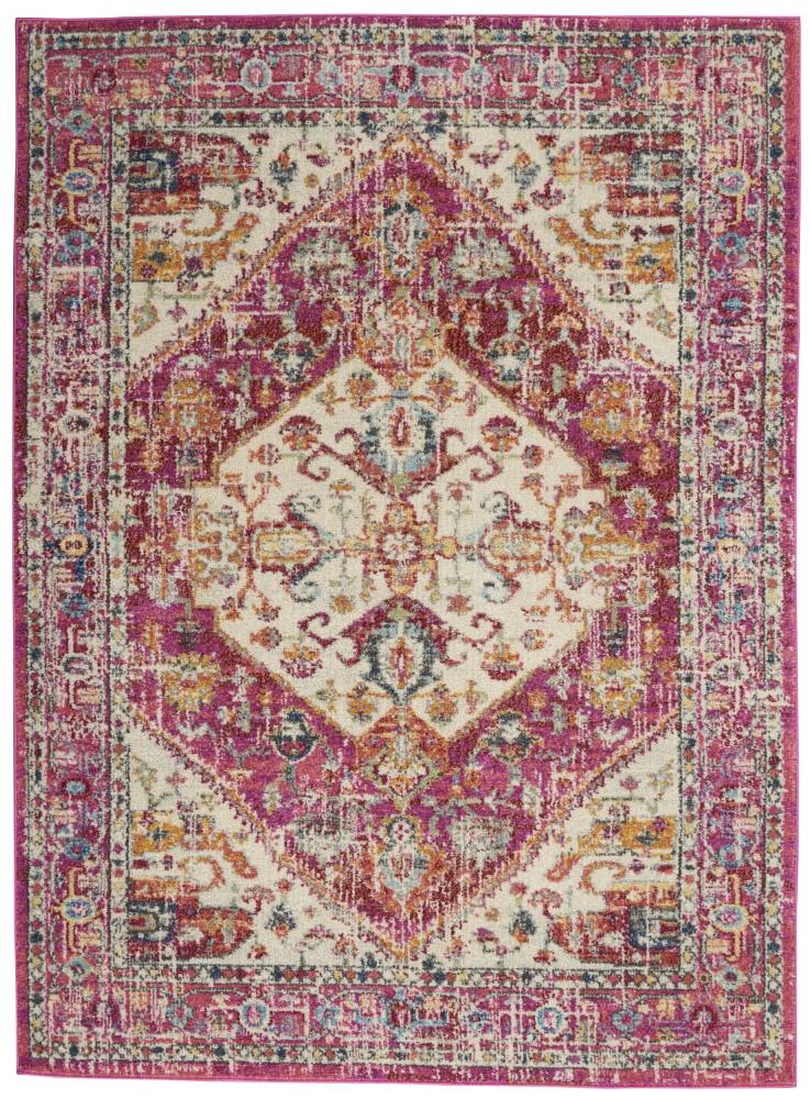 Nourison - Passion 53in x 73in Ivory and Pink Area Rug - PSN23-99446477309 - CLOSEOUT veiw 1
