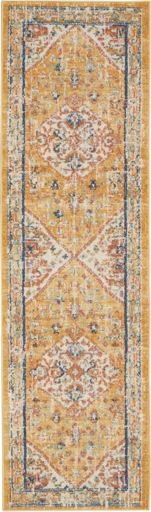 Nourison - Passion 22in x 76in Ivory and Yellow Area Rug - PSN23-99446735102 veiw 1