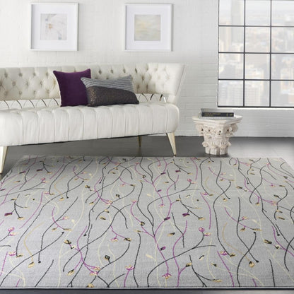 Nourison - Grafix GRF15 Bone 86in x12 Large Rug - GRF15-99446836267 veiw 2