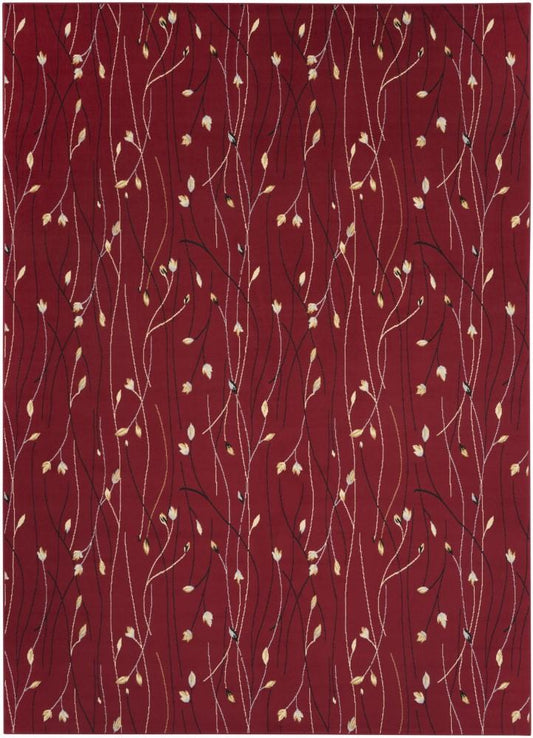 Nourison - Grafix GRF15 Red 86in x 12 Area Rug - GRF15-99446810403 veiw 1