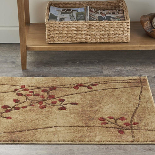 Nourison - Somerset 2 x 29in Brown Area Rug - ST74-99446019295 veiw 2