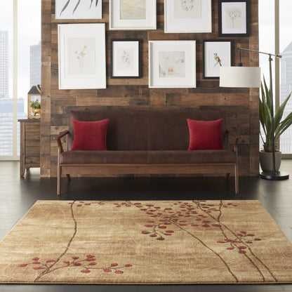 Nourison - Somerset ST74 Brown 67in x Square Rug - ST74-99446331687 veiw 2