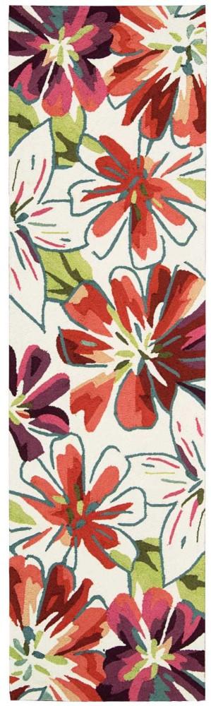 Nourison - Fantasy FA16 White Multicolor 23in x 8 Hallway Rug - FA16-99446075086 veiw 1