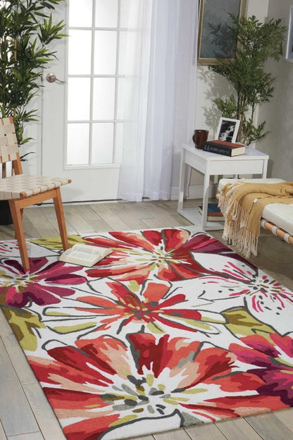 Nourison - Fantasy FA16 White Multicolor 36in x 56in Area Rug - FA16-99446075130 veiw 2