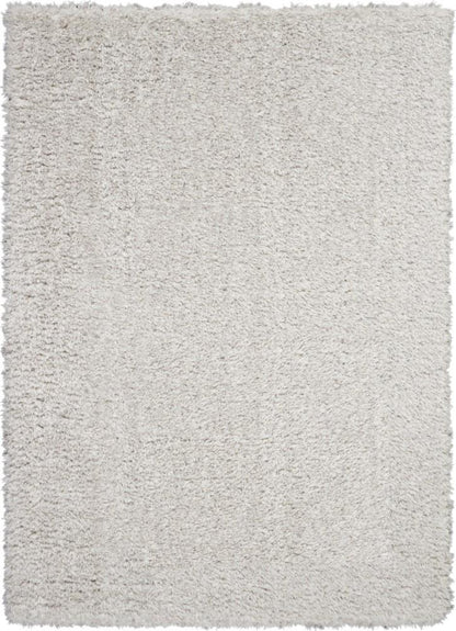 Nourison - Luxe Shag LXS01 Light Grey 5x7 Flokati Area Rug - LXS01-99446459718 veiw 1