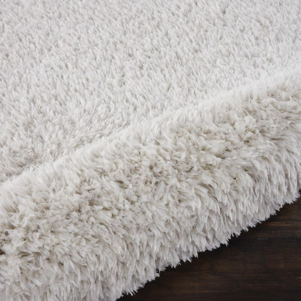 Nourison - Luxe Shag LXS01 Light Grey 5x7 Flokati Area Rug - LXS01-99446459718 veiw 2