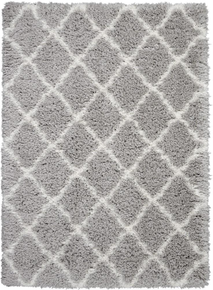 Nourison - Luxe Shag LXS02 Bone 9x12 Oversized Rug - LXS02-99446459626 veiw 1