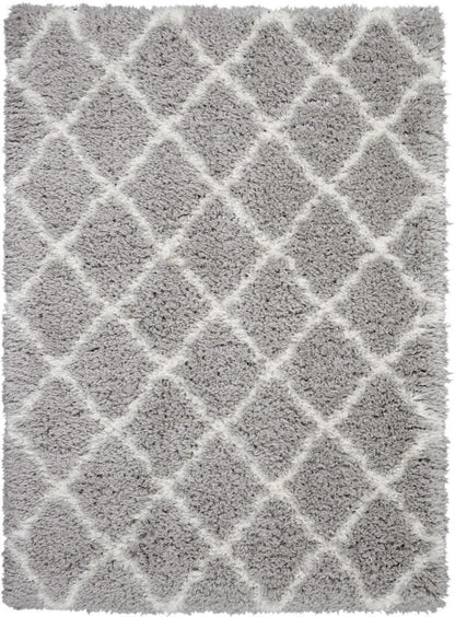 Nourison - Luxe Shag LXS02 Bone 9x12 Oversized Rug - LXS02-99446459626 veiw 1