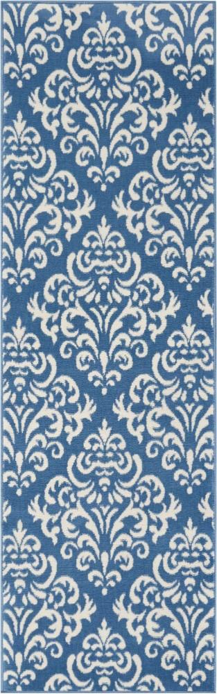 Nourison - Grafix GRF06 Blue 23in x 76in Hallway Rug - GRF06-99446411631_CLOSEOUT veiw 1