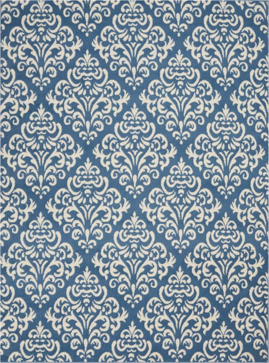 Nourison - Grafix GRF06 Blue 53in x 73in Area Rug - GRF06-99446411648_CLOSEOUT veiw 1