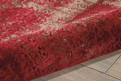 Nourison - Karma KRM01 Red 22in x 76in Hallway Rug - KRM01-99446268853_CLOSEOUT veiw 2