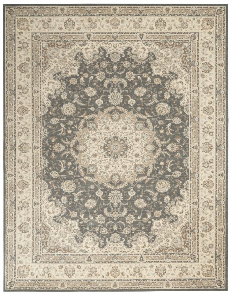 Nourison - Living Treasures 76in x 96in Bone and Ivory Area Rug - LI15-99446738288_CLOSEOUT veiw 1