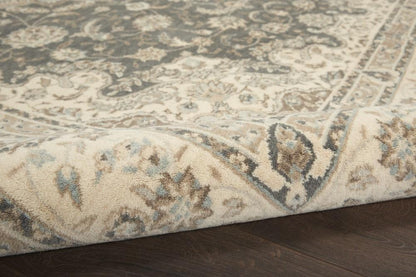 Nourison - Living Treasures 76in x 96in Bone and Ivory Area Rug - LI15-99446738288_CLOSEOUT veiw 2