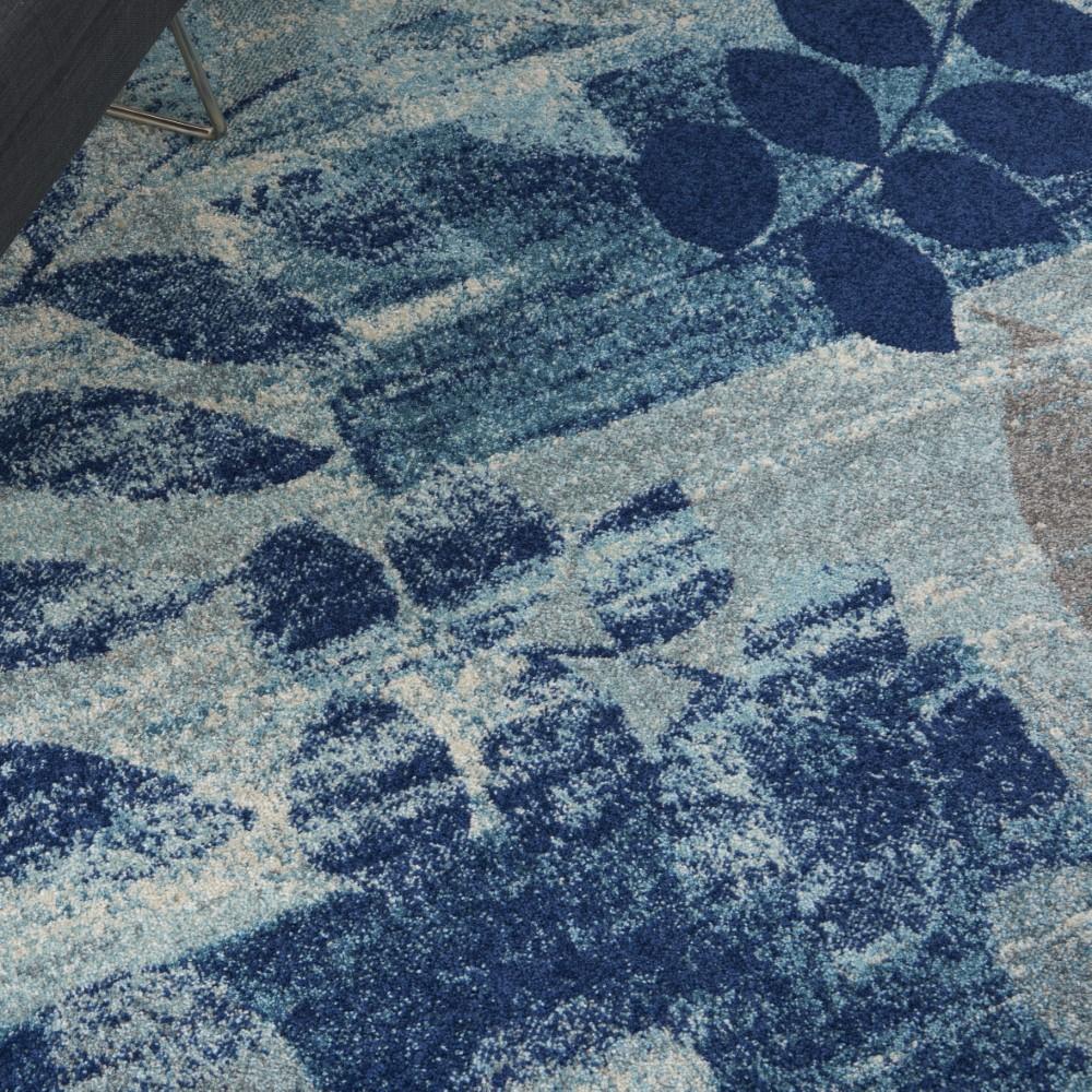 Nourison - Tranquil TRA01 Navy Blue 4x6 Modern Area Rug - TRA01-99446483607 veiw 3
