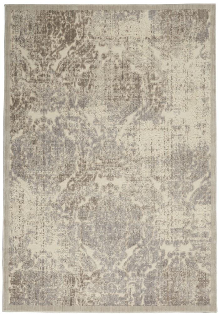 Nourison - Graphic Illusions GIL09 White 36in x 56in Area Rug - GIL09-99446131607 - CLOSEOUT veiw 1