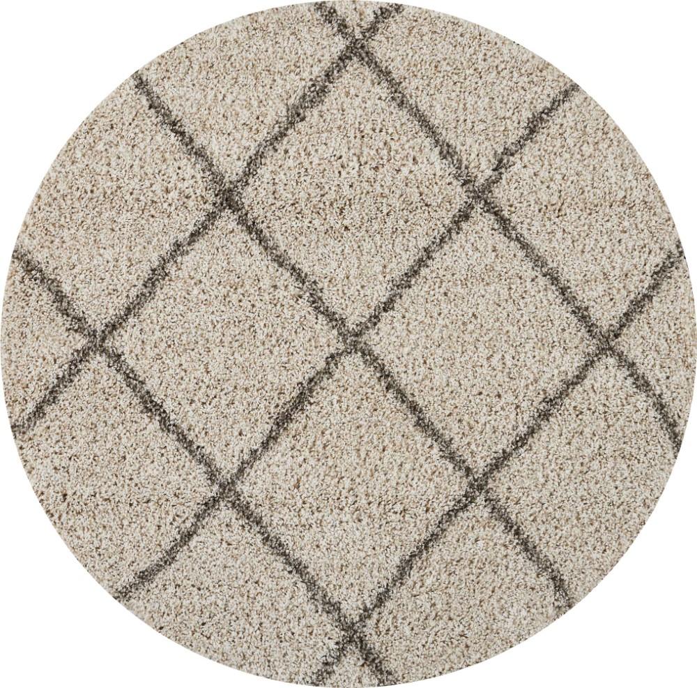 Nourison - Brisbane BRI03 Beige 4 x Round Area Rug - BRI03-99446002945_CLOSEOUT veiw 1
