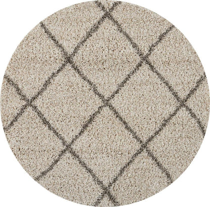 Nourison - Brisbane BRI03 Beige 5 x Round Area Rug - BRI03-99446003034_CLOSEOUT veiw 1