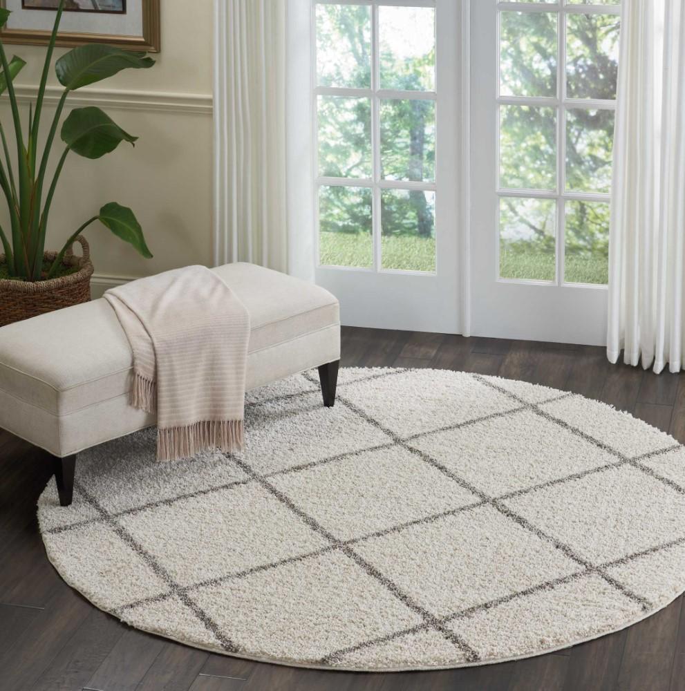 Nourison - Brisbane BRI03 Beige 67in x Round Rug - BRI03-99446003126_CLOSEOUT veiw 2