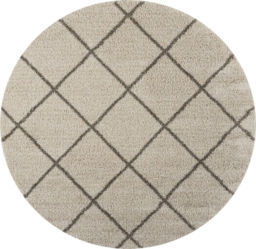 Nourison - Brisbane BRI03 Beige 82in x Round Rug - BRI03-99446003300_CLOSEOUT veiw 1