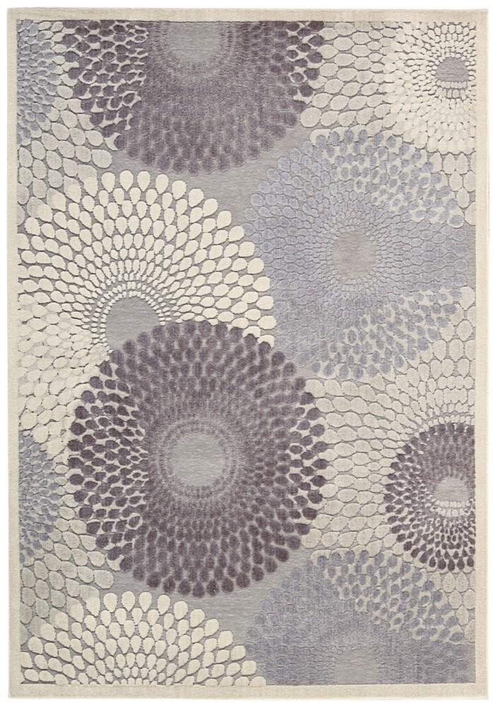 Nourison - Graphic Illusions GIL04 Bone 53in x 75in Area Rug - GIL04-99446118059 - CLOSEOUT veiw 1