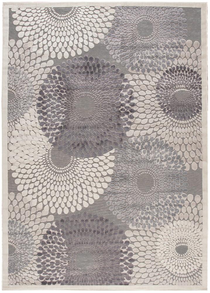 Nourison - Graphic Illusions GIL04 Bone 9x12 Rug - GIL04-99446012753 - CLOSEOUT veiw 1