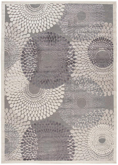 Nourison - Graphic Illusions GIL04 Bone 9x12 Rug - GIL04-99446012753 - CLOSEOUT veiw 1