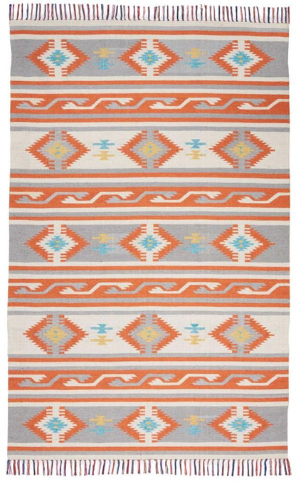 Nourison - Baja BAJ03 Ivory/Bone 8x10 Large Flat Weave Rug - BAJ03-99446395849 veiw 1