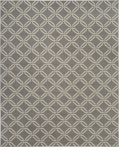 Nourison - Jubilant JUB17 Bone 710in x 910in Large Low-pile Rug - JUB17-99446479440 veiw 1