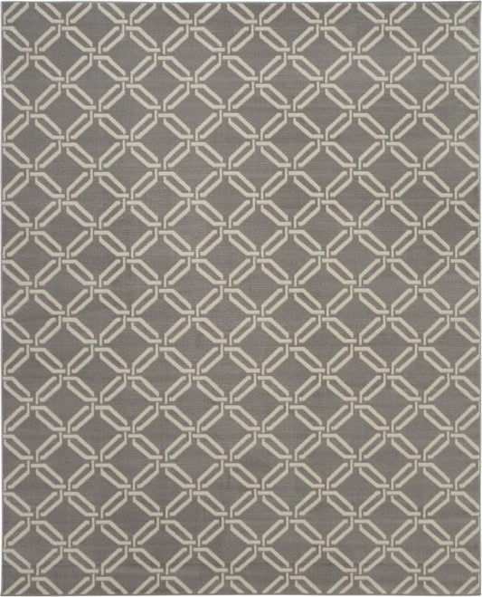 Nourison - Jubilant JUB17 Bone 710in x 910in Large Low-pile Rug - JUB17-99446479440 veiw 1