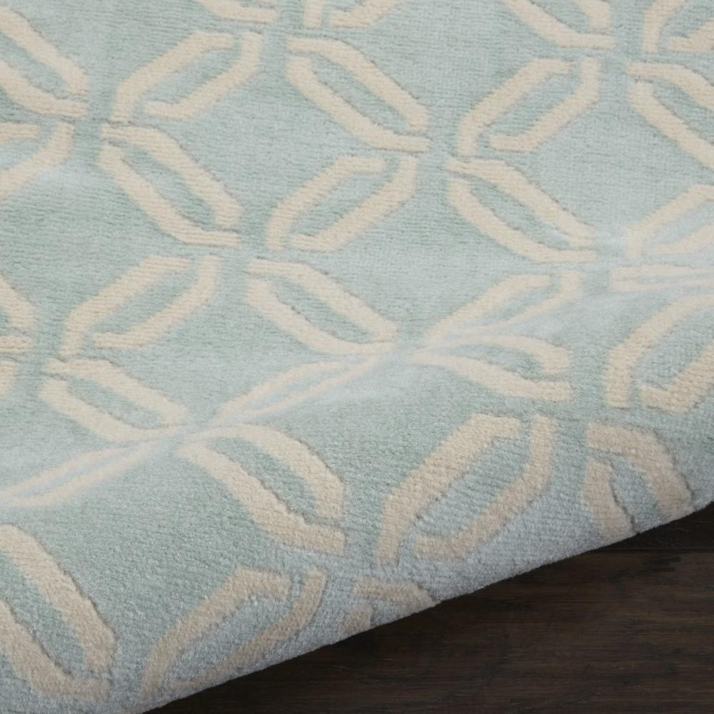 Nourison - Jubilant JUB17 Aqua 23in x 73in Low-pile Hallway Rug - JUB17-99446479464 veiw 2
