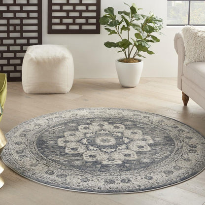 Nourison - Quarry 53in x Round Area Rug - QUA07-99446393715 veiw 2