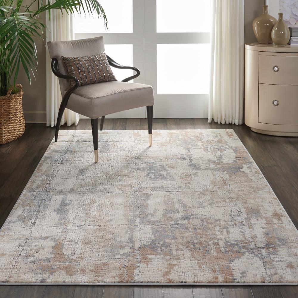 Nourison - Rustic Textures RUS06 Beige and Bone 311in x 511in Rustic Area Rug - RUS06-99446462237 veiw 3