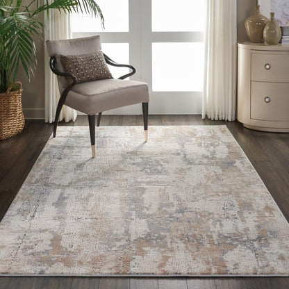 Nourison - Rustic Textures RUS06 Beige and Bone 53in x 73in Rustic Area Rug - RUS06-99446462244 veiw 3