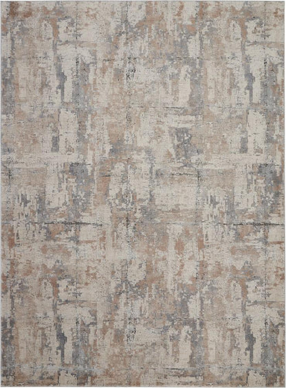 Nourison - Rustic Textures RUS06 Beige and Bone 710in x 106in Oversized Rug - RUS06-99446462251 veiw 1
