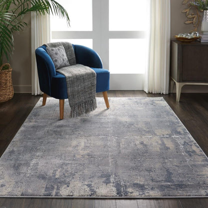 Nourison - Rustic Textures RUS06 Bone and Beige 53in x 73in Rustic Area Rug - RUS06-99446462305 veiw 3