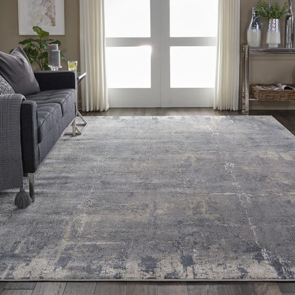 Nourison - Rustic Textures RUS06 Bone and Beige 710in x 106in Oversized Rug - RUS06-99446462312 veiw 3