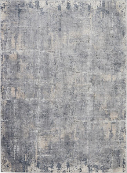 Nourison - Rustic Textures RUS06 Bone and Beige 93in x 129in Oversized Rug - RUS06-99446462268 veiw 1