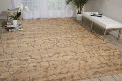Nourison - Silken Allure SLK10 Beige 56in x 8 Area Rug - SLK10-99446182623_CLOSEOUT veiw 2