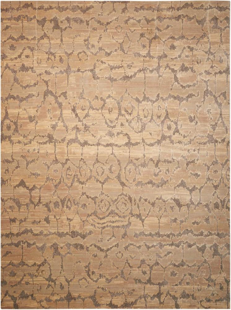 Nourison - Silken Allure SLK10 Beige 79in x 99in Rug - SLK10-99446182630_CLOSEOUT veiw 1