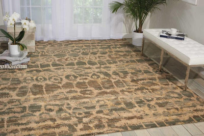 Nourison - Silken Allure SLK10 Multicolor 56in x 8 Area Rug - SLK10-99446152992_CLOSEOUT veiw 2