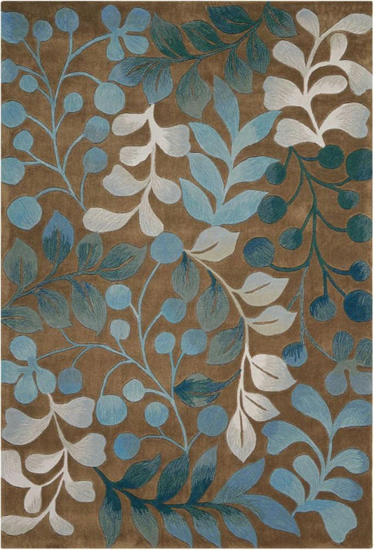 Nourison - Contour CON02 Brown 5 x 76in Area Rug - CON02-99446045881 veiw 1