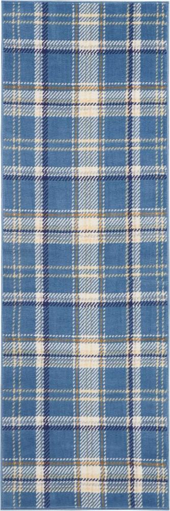 Nourison - Grafix GRF03 Blue 23in x 76in Hallway Rug - GRF03-99446411600 veiw 1