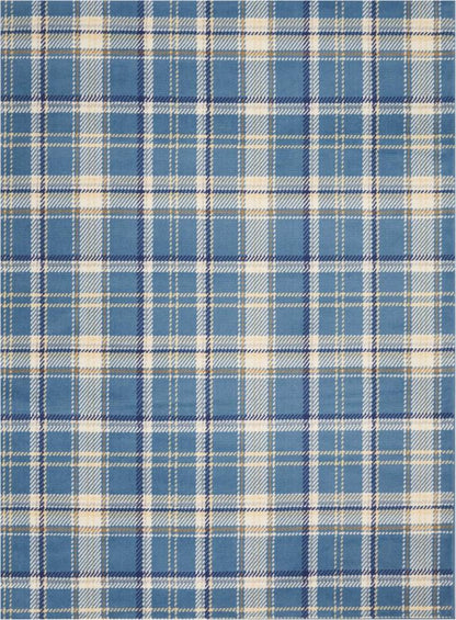 Nourison - Grafix GRF03 Blue 53in x 73in Area Rug - GRF03-99446411617 veiw 1