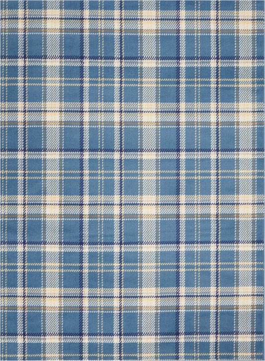 Nourison - Grafix GRF03 Blue 53in x 73in Area Rug - GRF03-99446411617 veiw 1