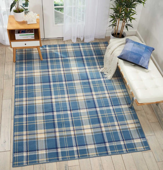 Nourison - Grafix GRF03 Blue 53in x 73in Area Rug - GRF03-99446411617 veiw 2