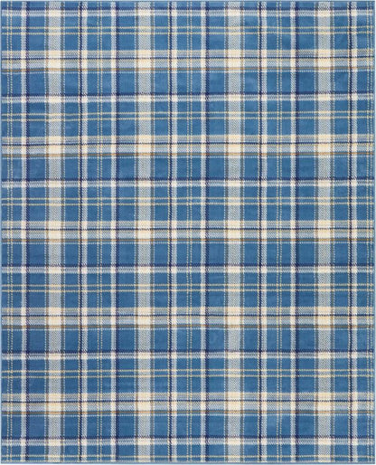 Nourison - Grafix GRF03 Blue 710in x 910in Large Rug - GRF03-99446411624 veiw 1