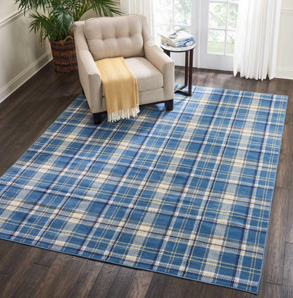 Nourison - Grafix GRF03 Blue 710in x 910in Large Rug - GRF03-99446411624 veiw 2