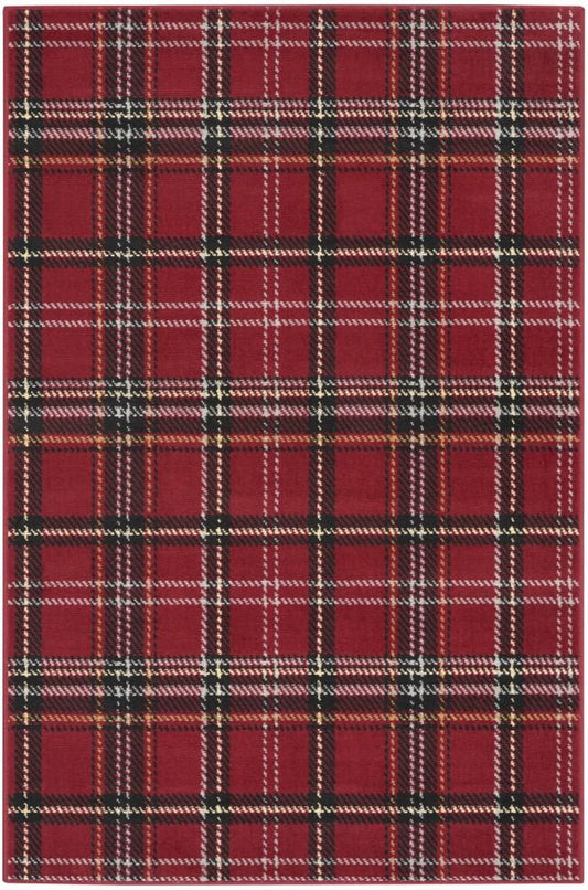Nourison - Grafix GRF03 Red 3x5 Area Rug - GRF03-99446809339 veiw 1